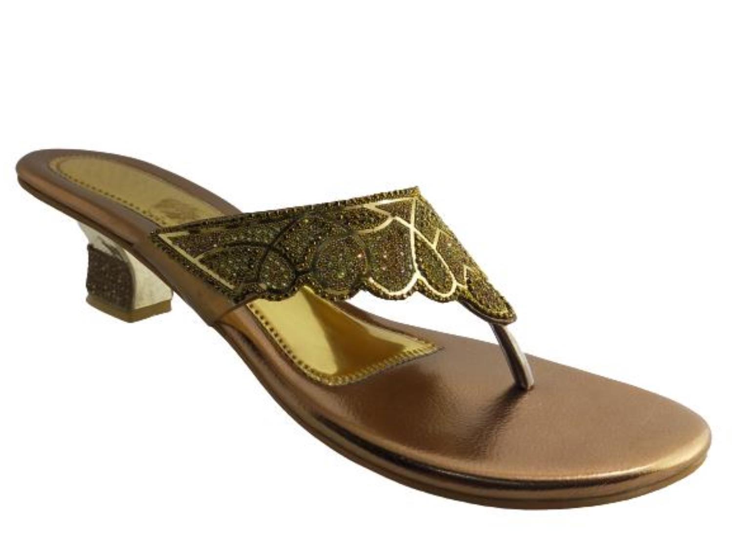 golden chappal