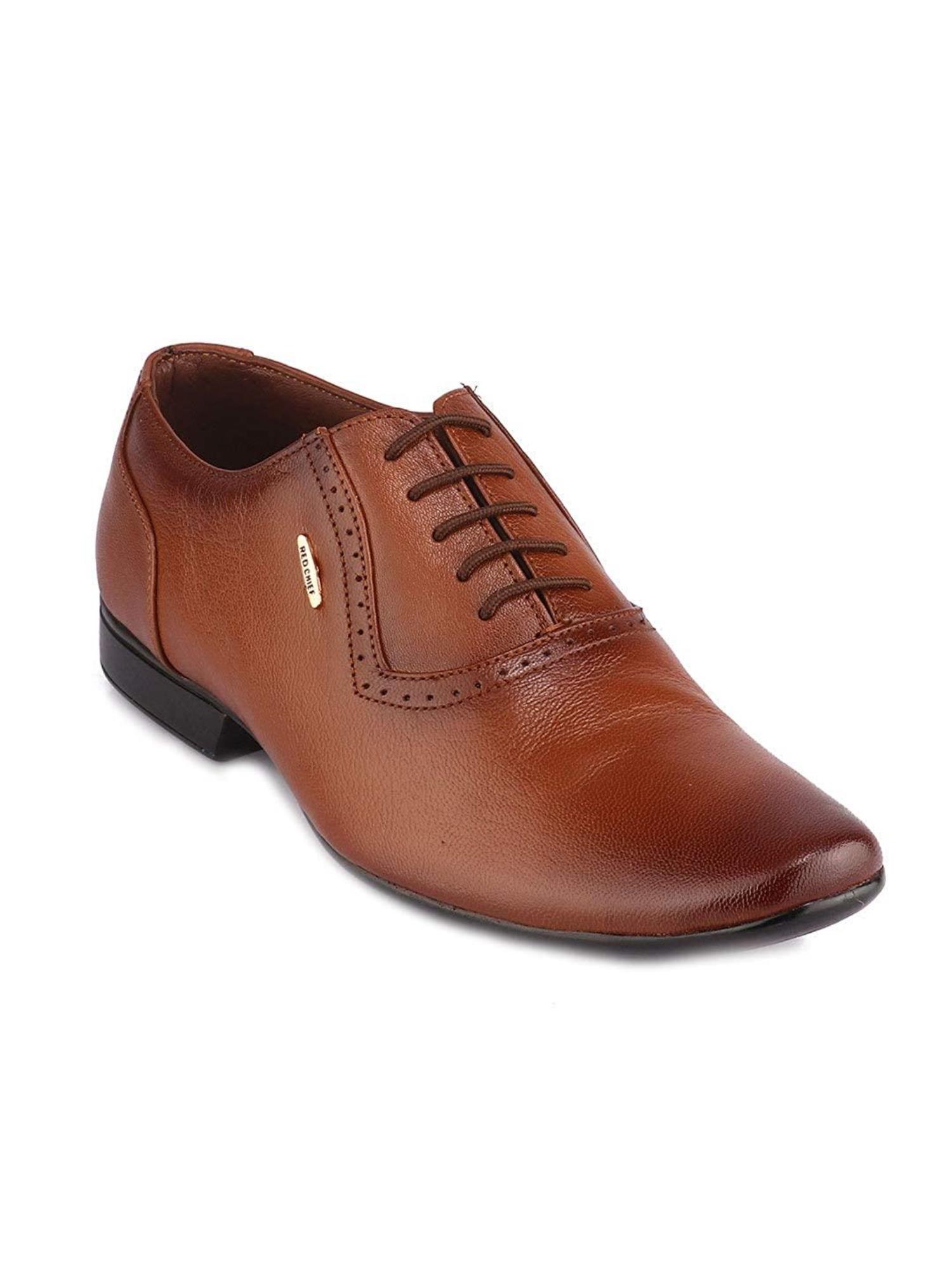 Red colour best sale formal shoes