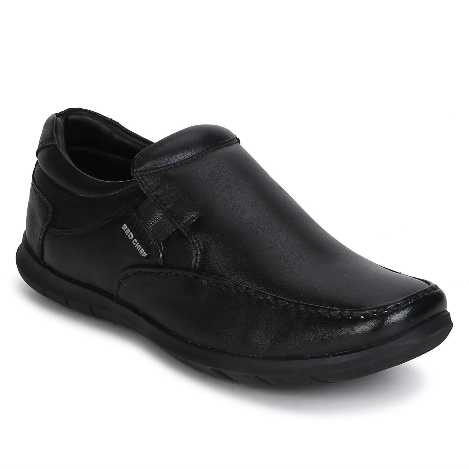 red chief black loafers