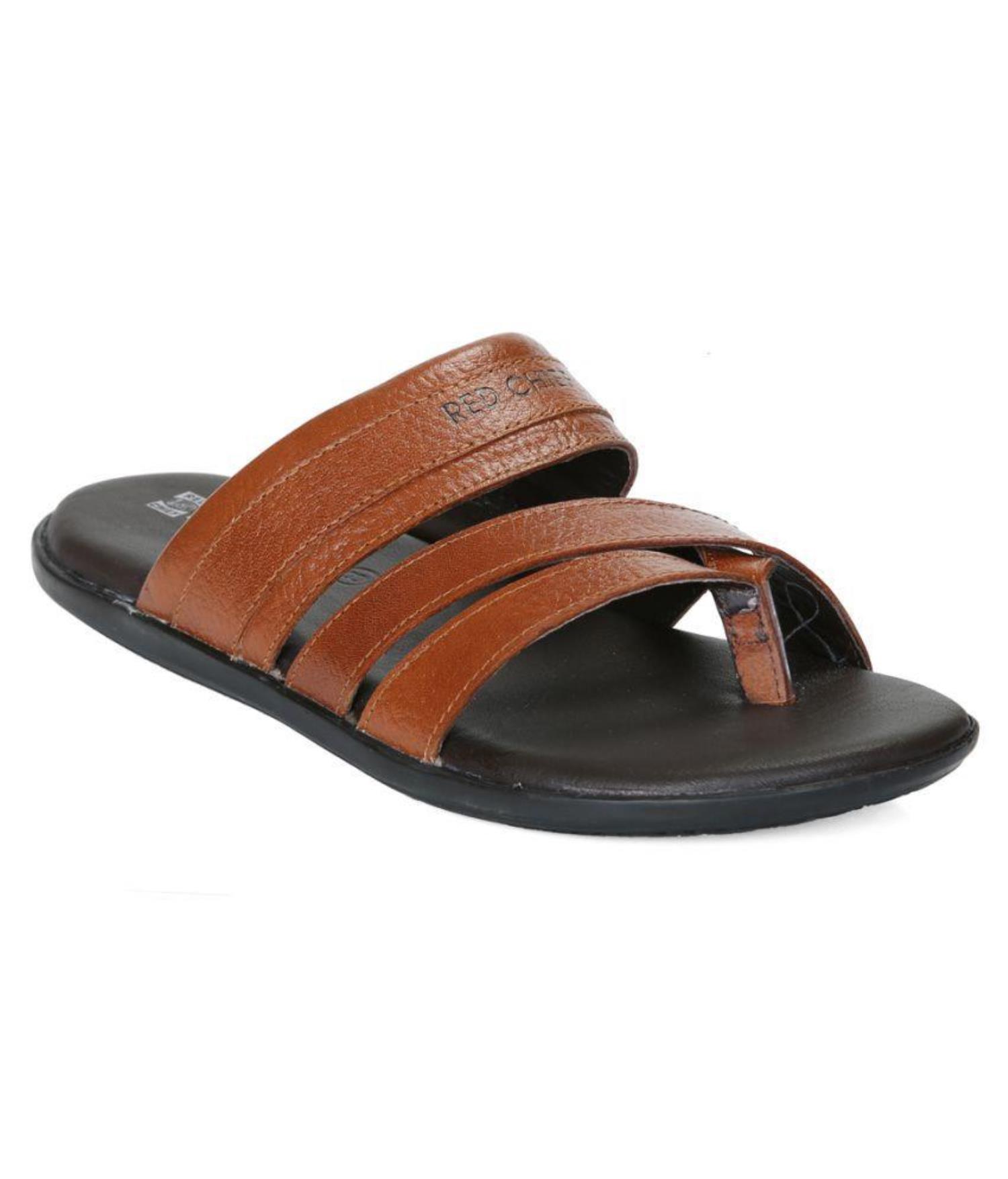 Buy online Black Leather Slip On Slippers from Slippers, Flip Flops &  Sliders for Men by Red Chief for ₹2159 at 15% off | 2024 Limeroad.com