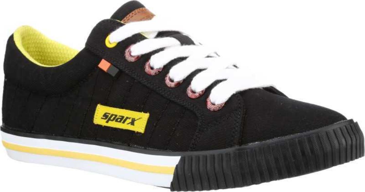 Sparx black hot sale sneakers shoes