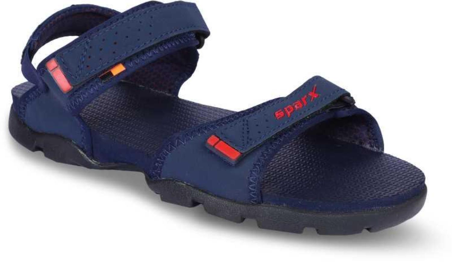 Buy Grey & Blue Flat Sandals for Women by SPARX Online | Ajio.com