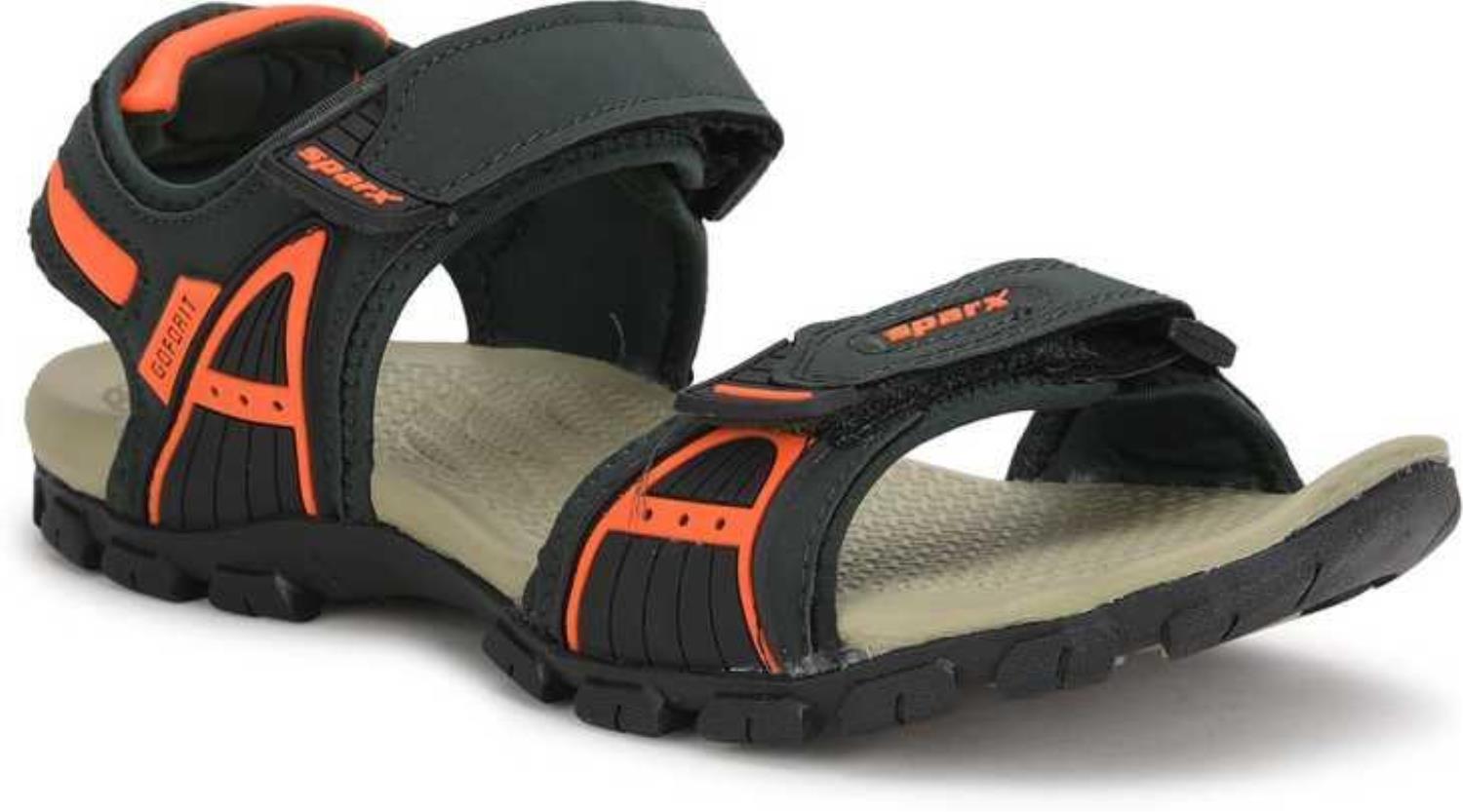 Buy Red & Grey Sandals for Men by SPARX Online | Ajio.com