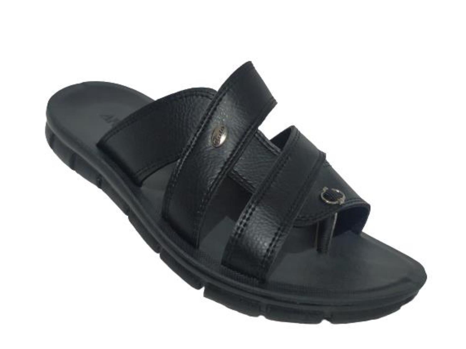 Buy Bata Solid Brown Sandals Online