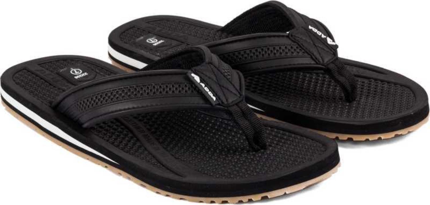 Adda Brand Men s Fitness 1 Flipflop Slippers Black RAJASHOES