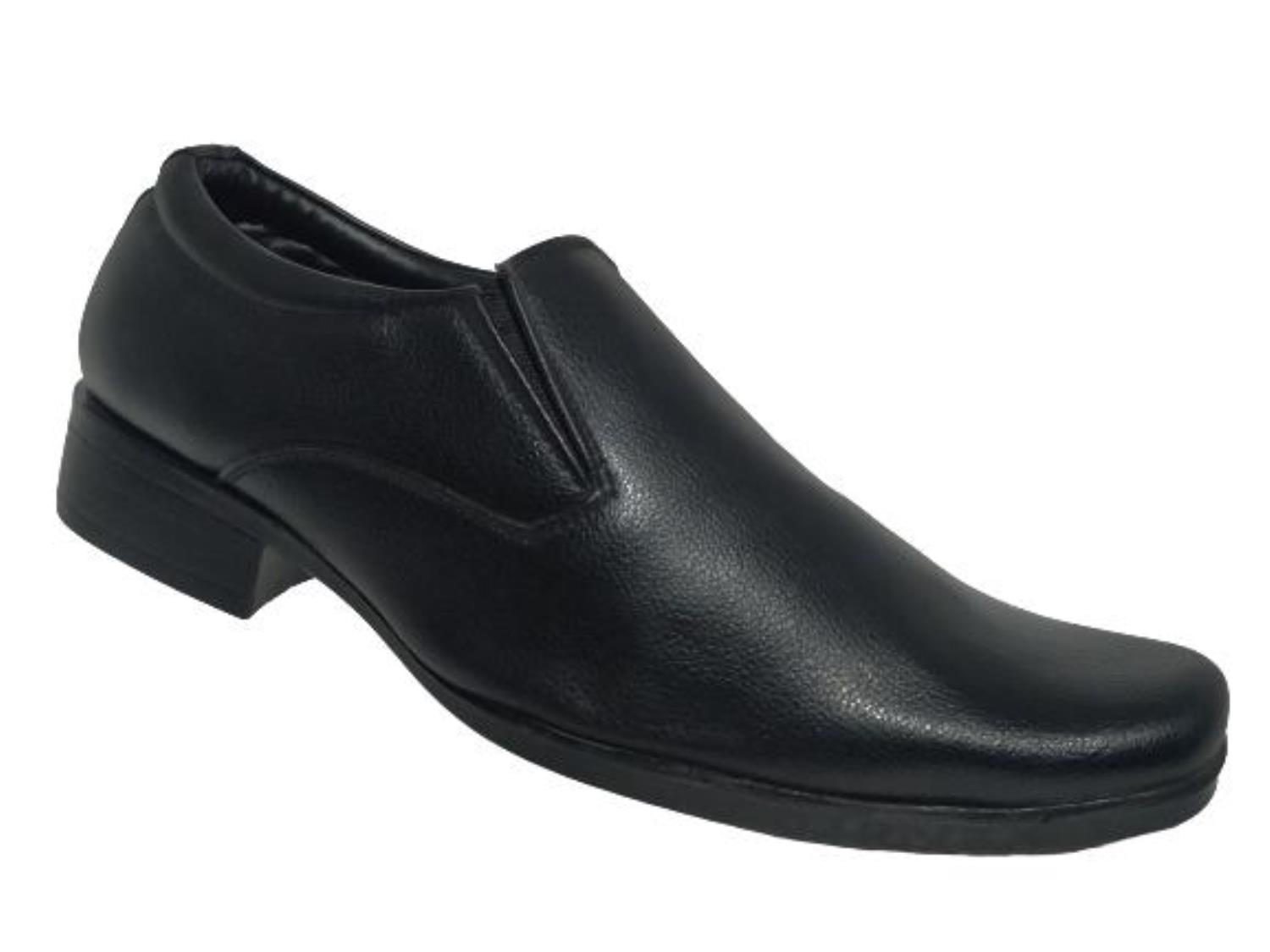 Lakhani black sale leather shoes