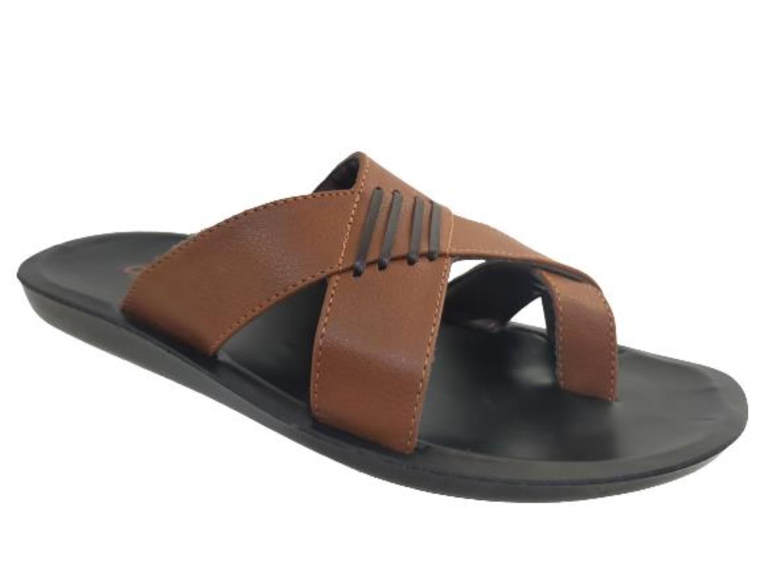 Paraqon Brand Boy's 8925 Sandal/Chappal/Flip Flop (Brown) :: RAJASHOES