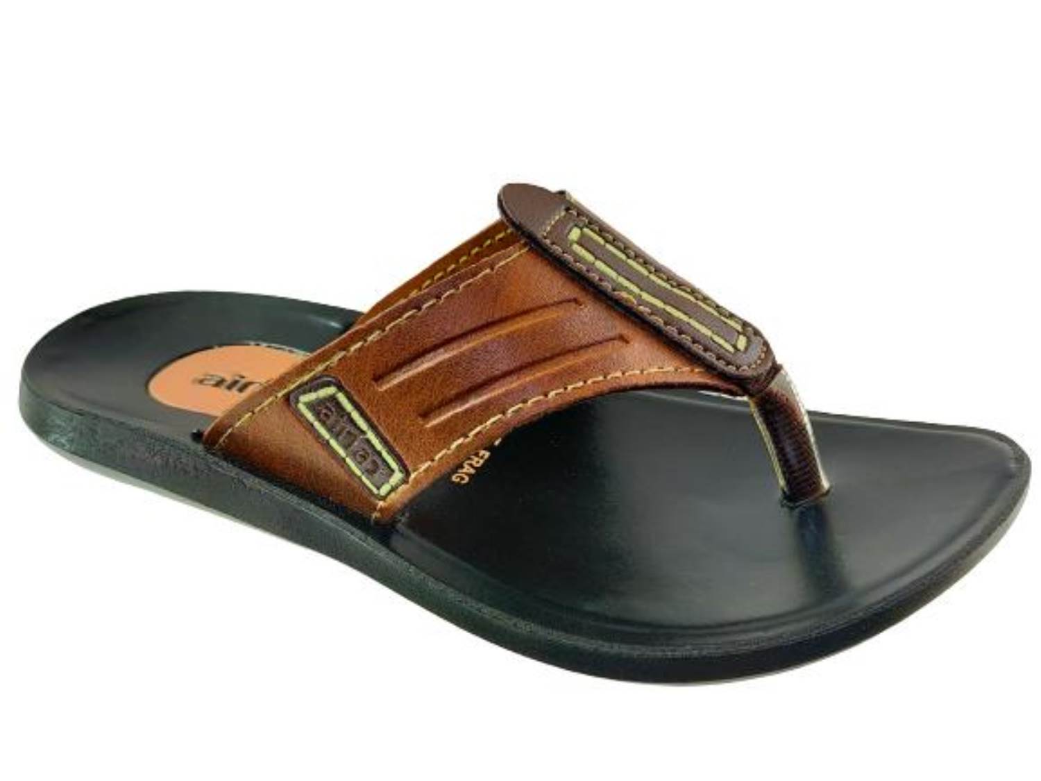 air gold chappal