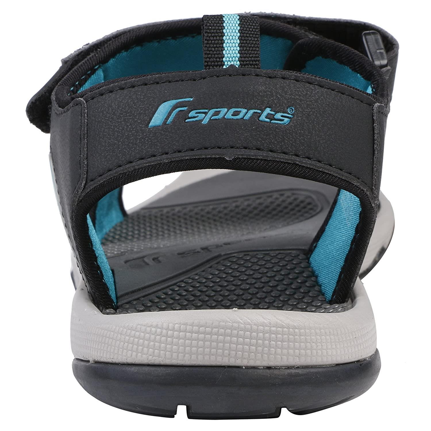 Fsports Maximus Series Grey Sea Blue Casual Sandal Men (Size : 10UK) :  Amazon.in: Fashion