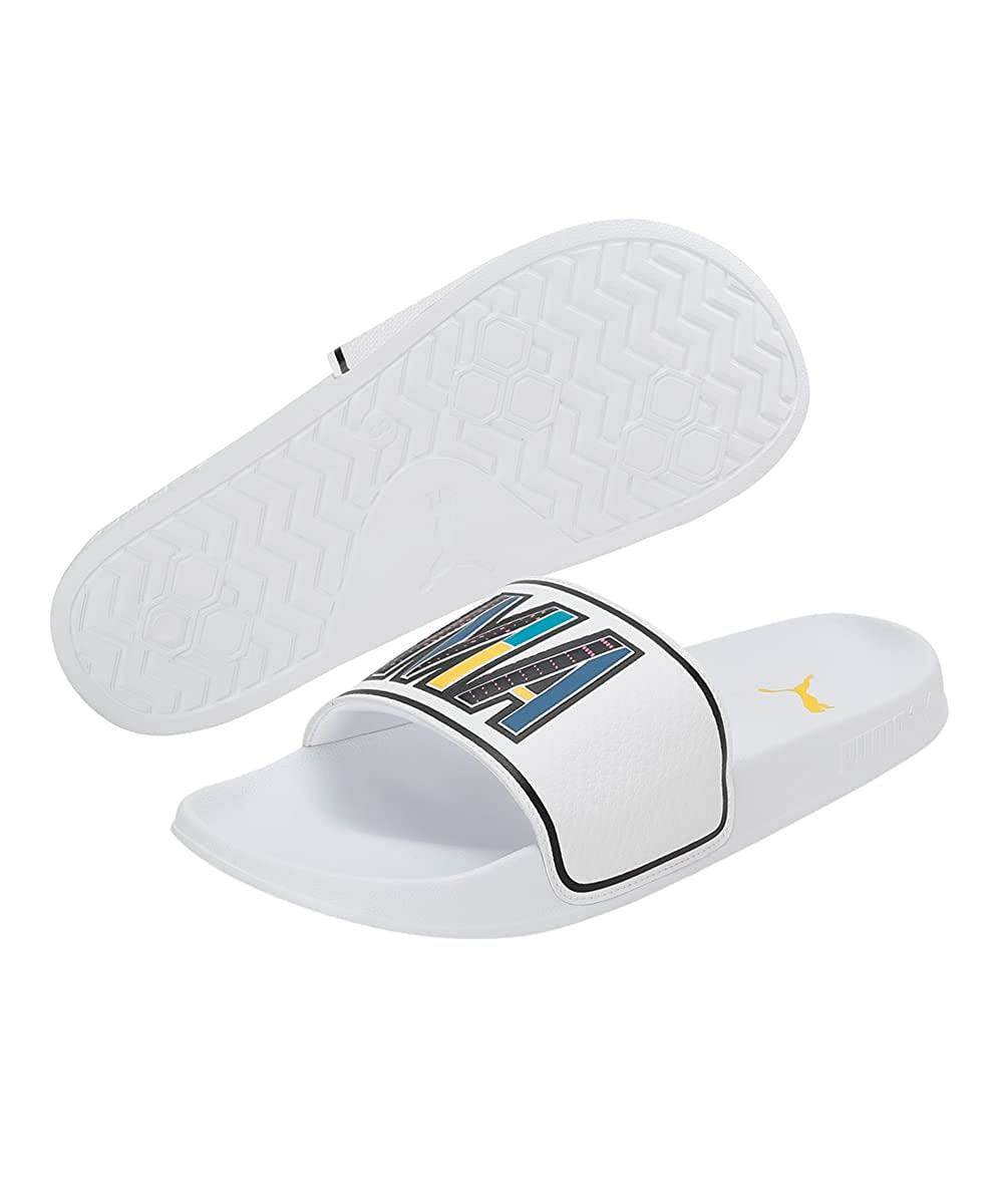 Slides for men white hot sale