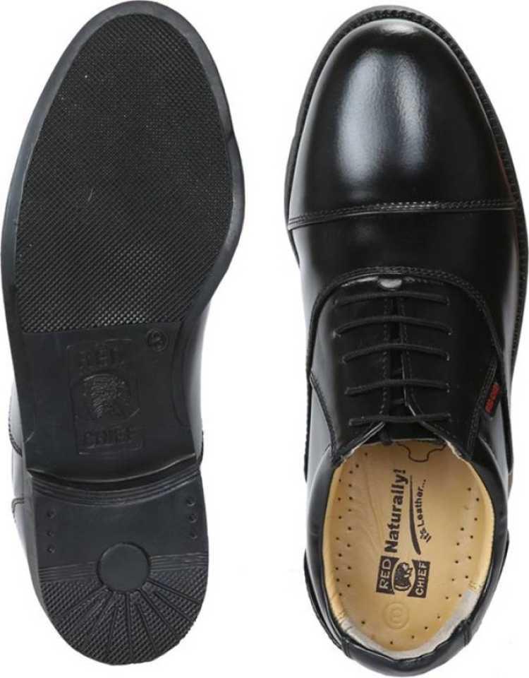 Red chief police shoes on sale black