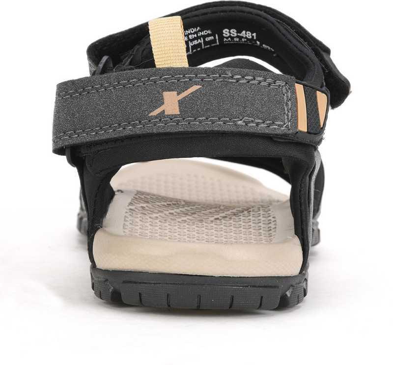 Sparx Brand Men s SS 481 Chappal Sandal Flip Flop Black Beige