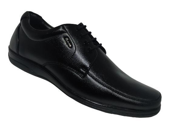 bata black office shoes