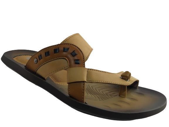 Bata Brand Men's 871-3018 Chappal/Sandal/Flip Flop (Tan) :: RAJASHOES