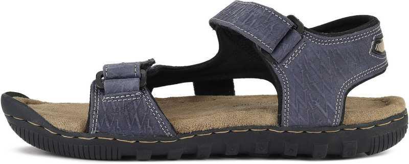 MEN'S SANDAL | Blue leather sandals, Leather, Leather sandals