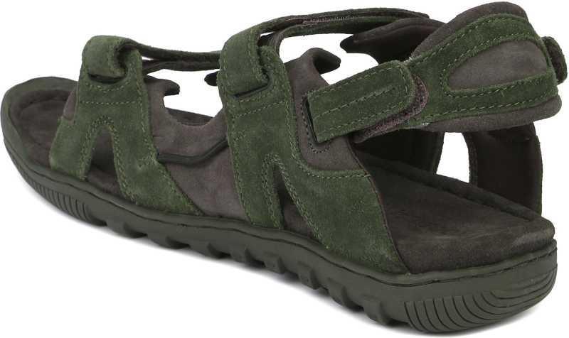 Woodland olive green online sandals