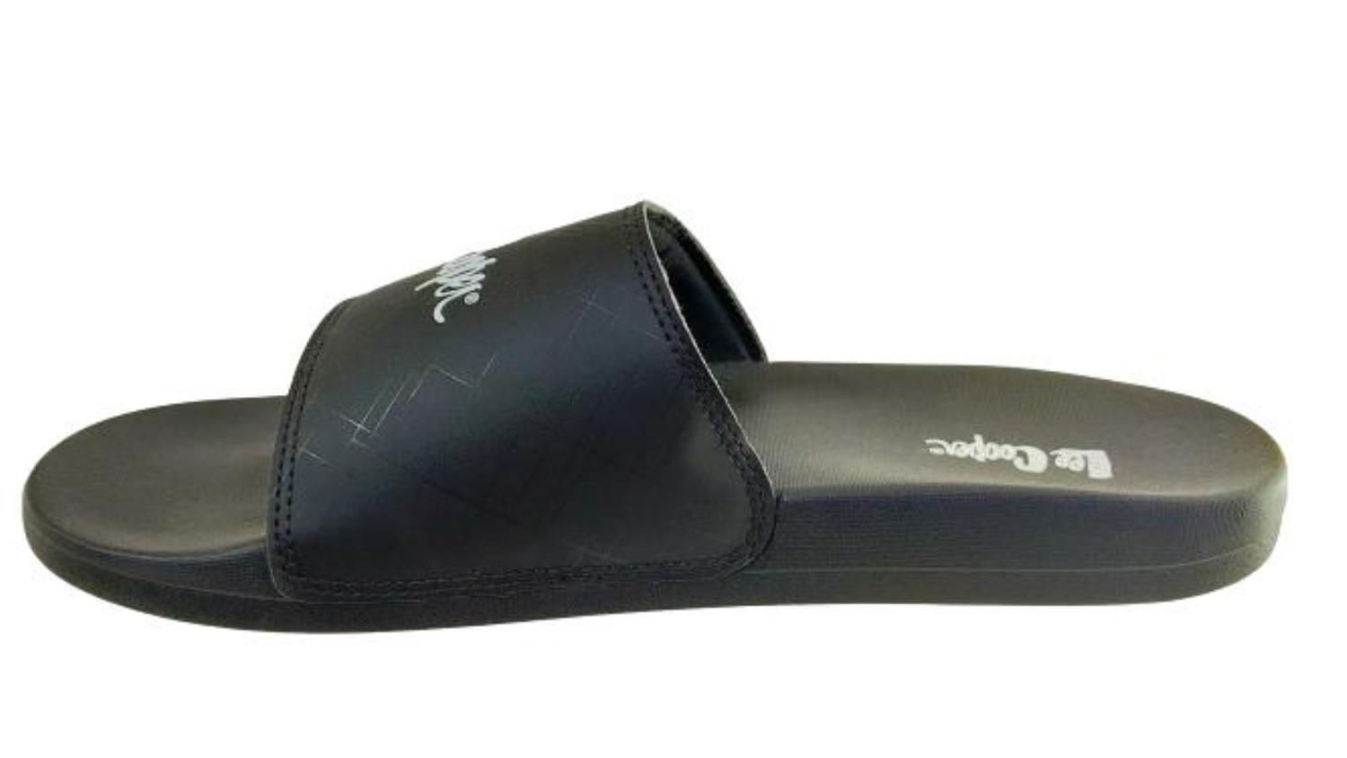 Lee Cooper Brand Men's LC3535F Flipflop Slippers Scoll (Black) :: RAJASHOES