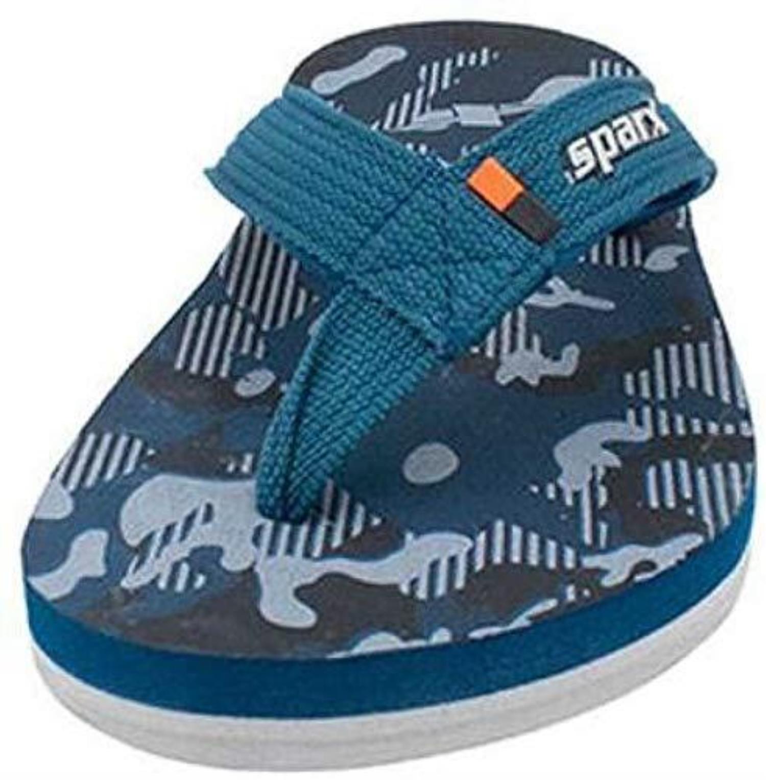 Sparx Brand Men's SFG-55 Flipflop Slippers (T.Blue/Black) :: RAJASHOES