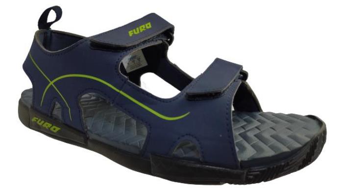 Buy Black Sandals for Men by Furo Sports By Red Chief Online | Ajio.com